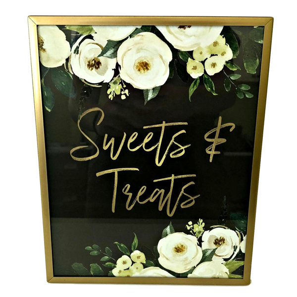 Gold Framed "Sweets & Treats" 8" x 10"