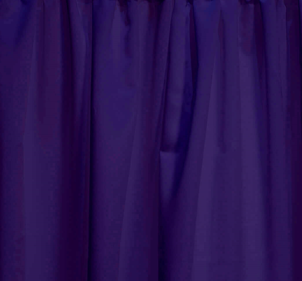 Dark Purple Satin Backdrop Service