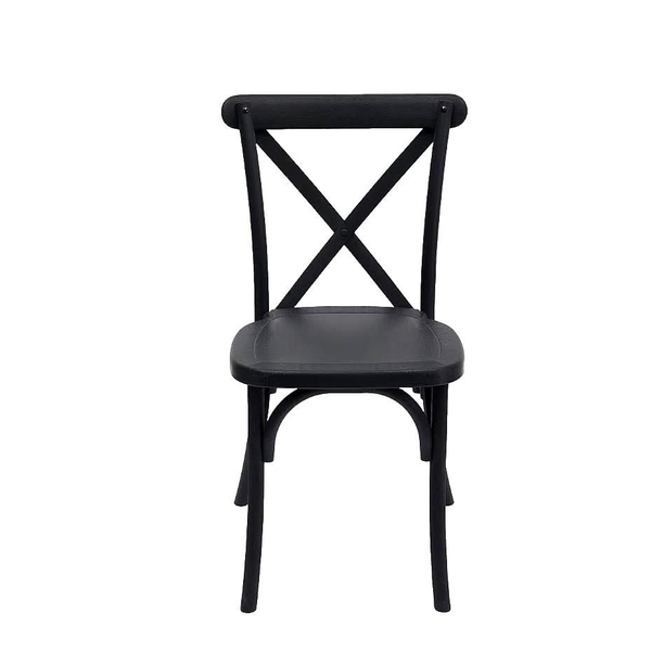 Black Vineyard Cross Back Chairs 