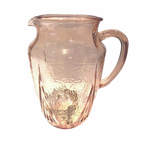 Pink Depression Glass Jug #2