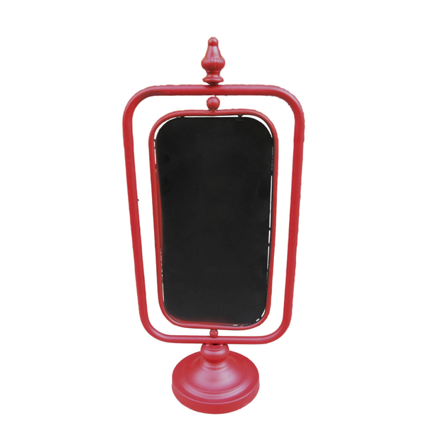 Double Sided Red Chalkboard Stand