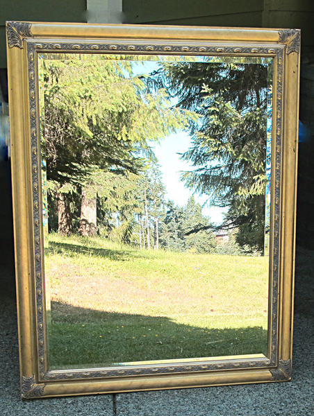 Gold Framed Glass Mirror