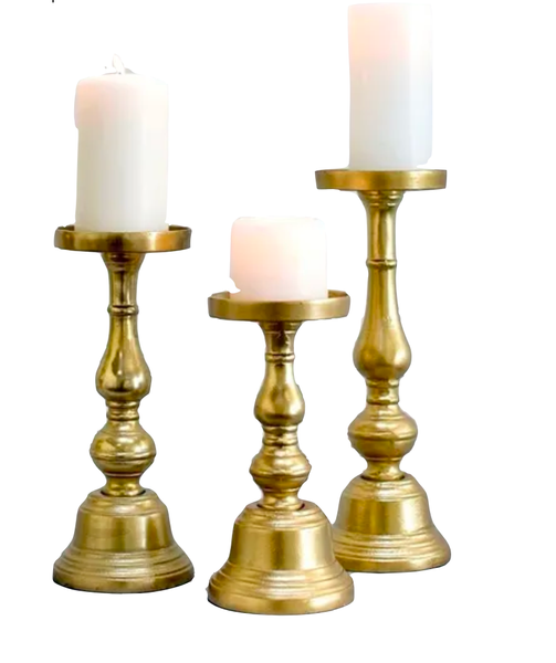 Athena Metal Candle Stand Gold 9.5