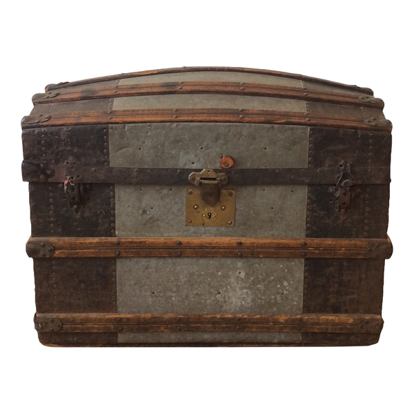 Antique brown with wood detail trunk