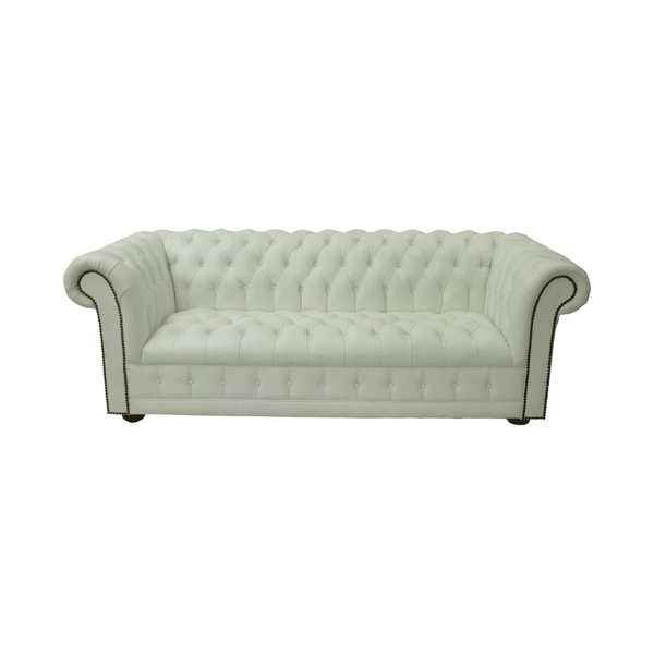 vintage white chesterfield sofa