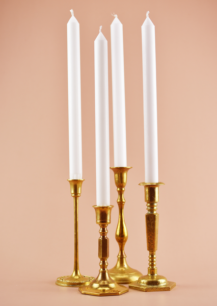 Brass Taper Candle Holder – The Wedding Vogue