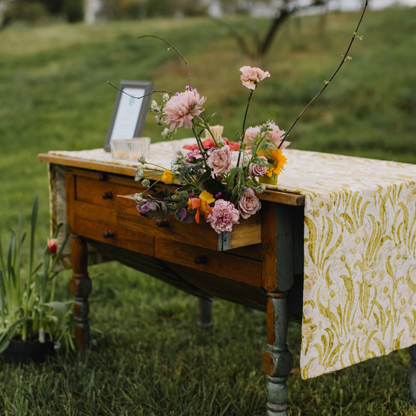 Repurposed Antique Flour Bin Farmhouse Accent Table - Knick of Time