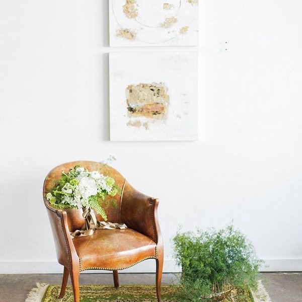 Hemingway Leather Club Chair DC Wedding & Event Rentals White Glove