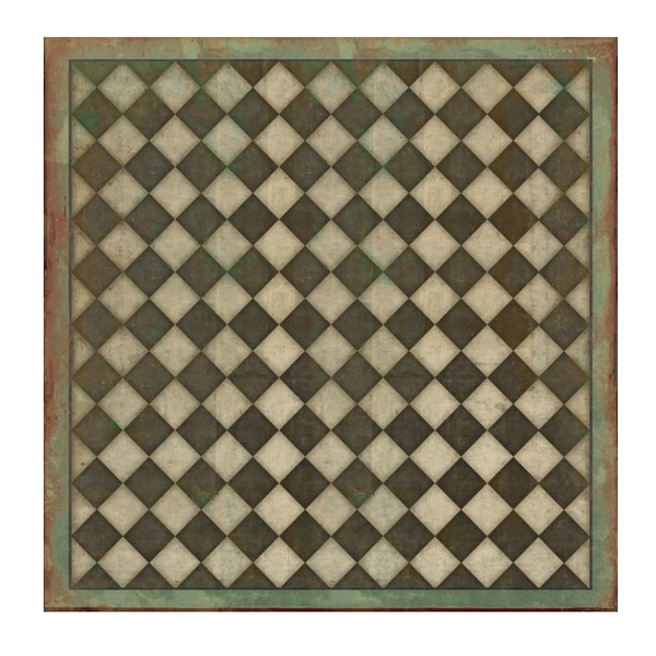 Checkmate Vinyl Rug