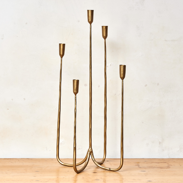 Antique Brass Candelabra (tall)
