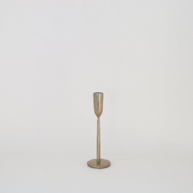 Antique Brass Candlestick (short)