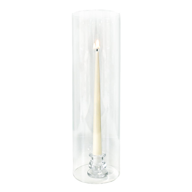 Large Glass Candle Chimneys