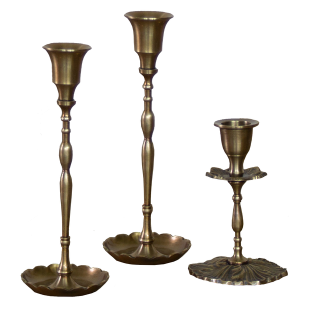 Assorted Brass Candlesticks (sets of 6)
