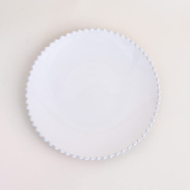 White Pearl Dinner Plate