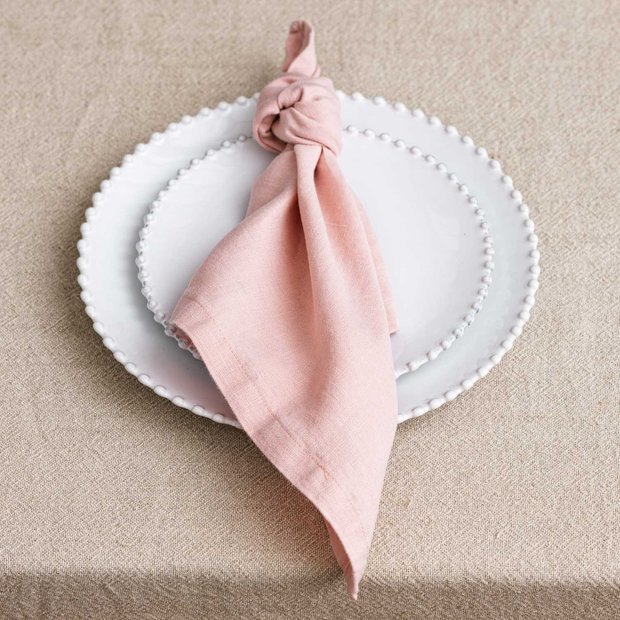 Soft Pink Linen Napkin