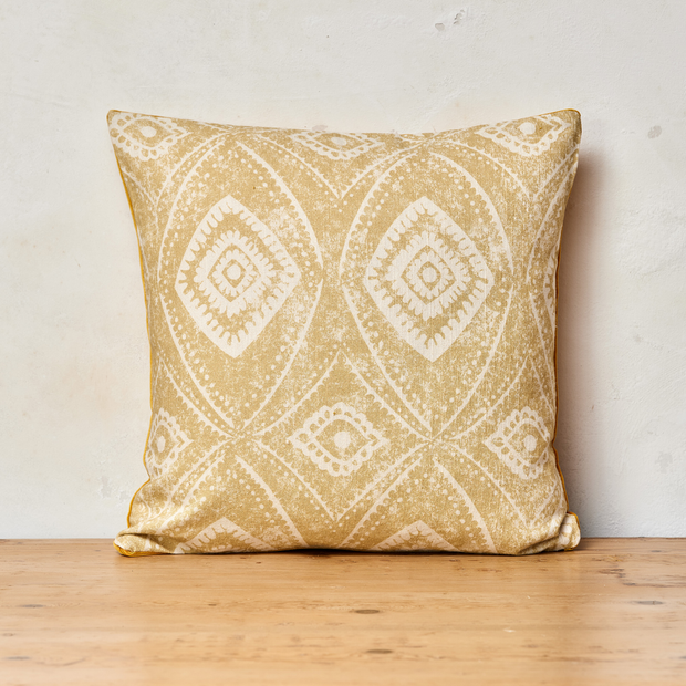 Mustard Patterned Scatter Cushion