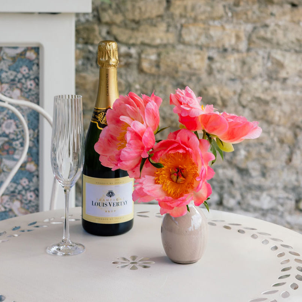 Mocha Ceramic Bud Vase