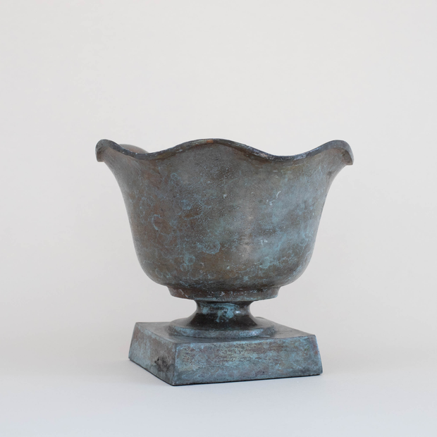 Metal Flower Urn