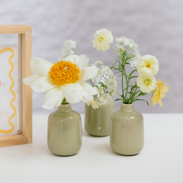 Green Bud Vase