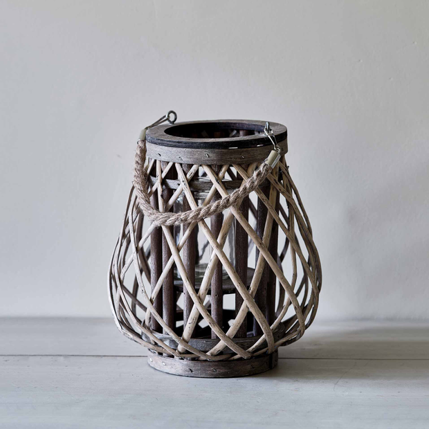 Natural Willow Lantern (Small)