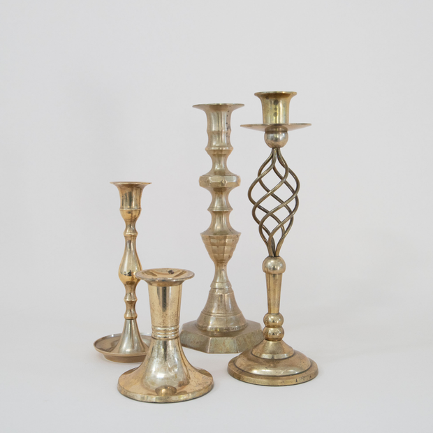 Assorted Brass Candlestick