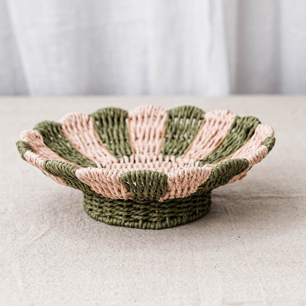 Green Stripe Bowl