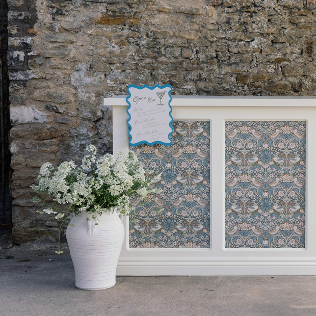 Large White Floor Vase