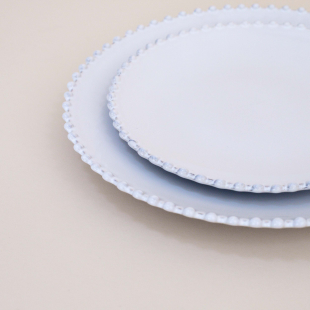 White Pearl Dinner Plate