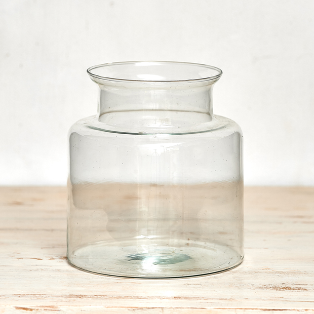 Cuffed Glass Vase (Medium)