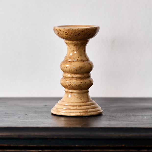 Saffron Ceramic Candlestick