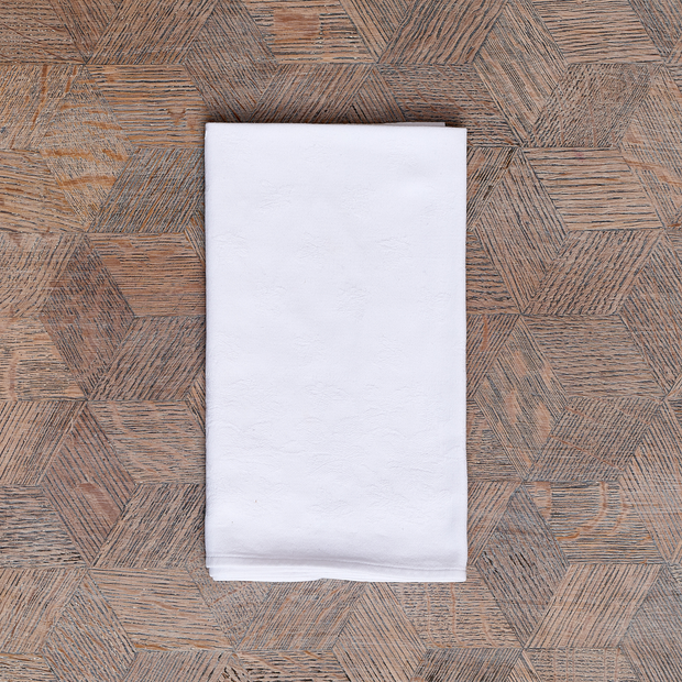 White Vintage Dinner Napkin