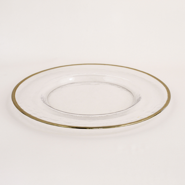 Gold Rim Charger Plates