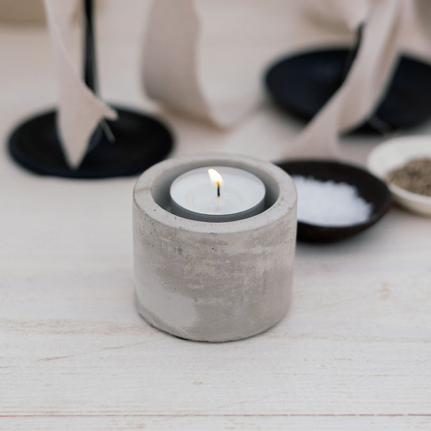 Concrete Candle Holder