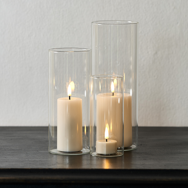 Glass Candle Vase (trio)