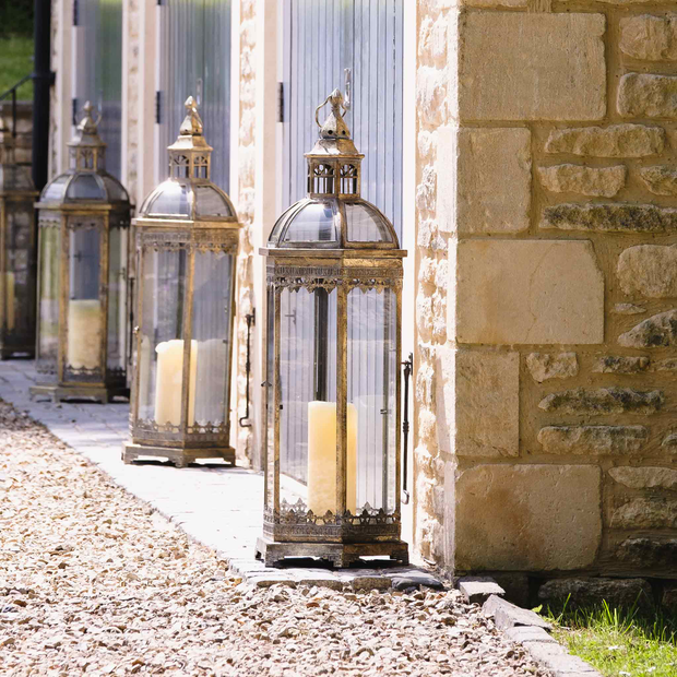 Tall Brass Lantern