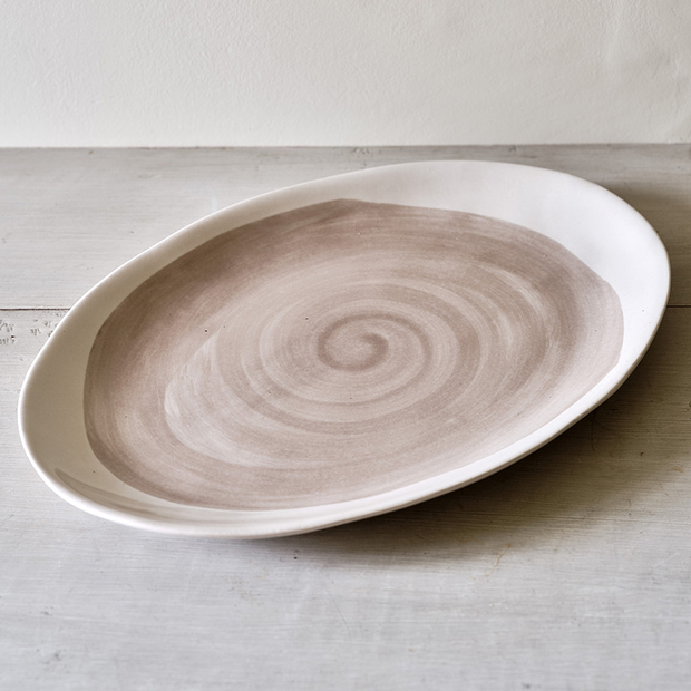 Large Oval Platter   (Toning colours)