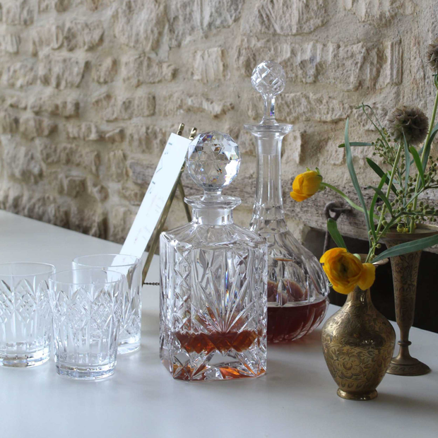 Vintage Crystal Wine Decanter (2)