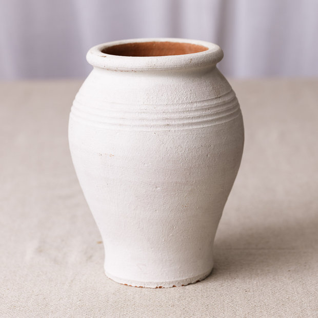 Small White Floor Vase