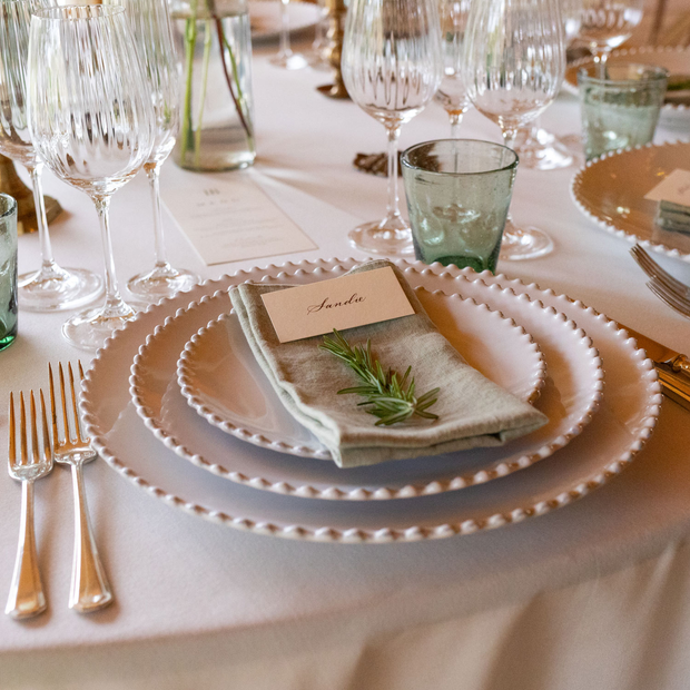 White Pearl Dinner Plate