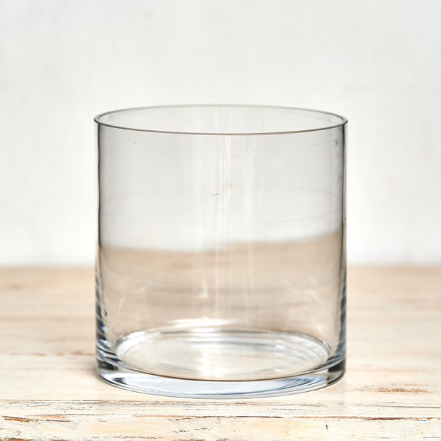 Cylindrical Glass Vase (Large)