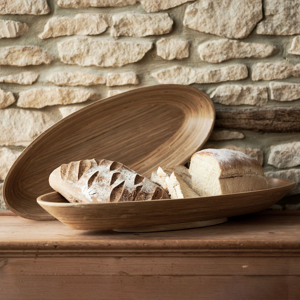 Oval Bamboo Dish (large)