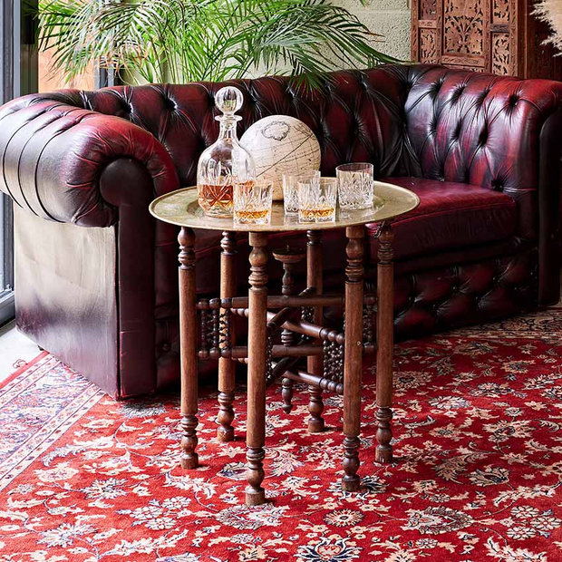 Brass Moroccan Side Table (1)