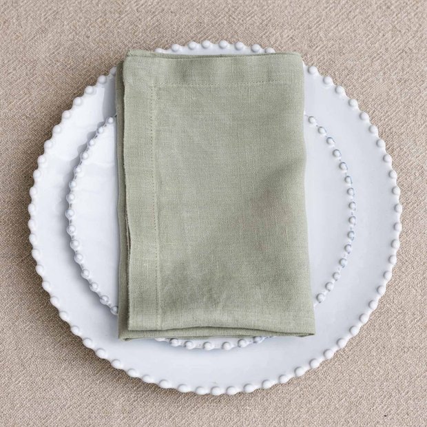 Sage Green Linen Napkin