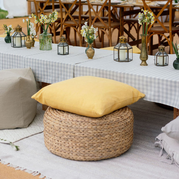 Yellow Floor Cushion