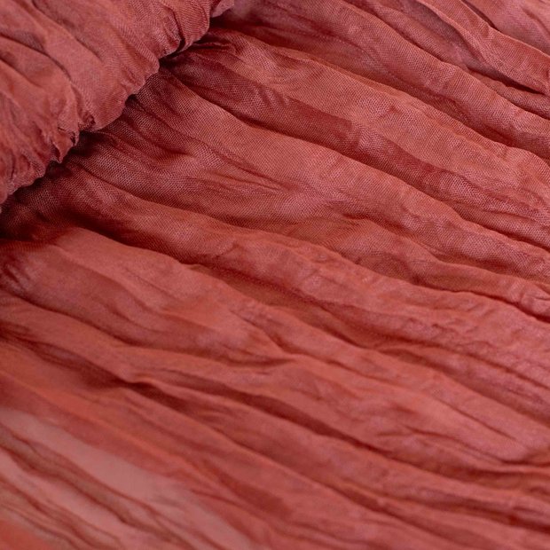 Burnt Orange Cheesecloth Table Runner