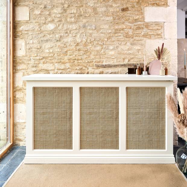 Rattan Panelled Bar