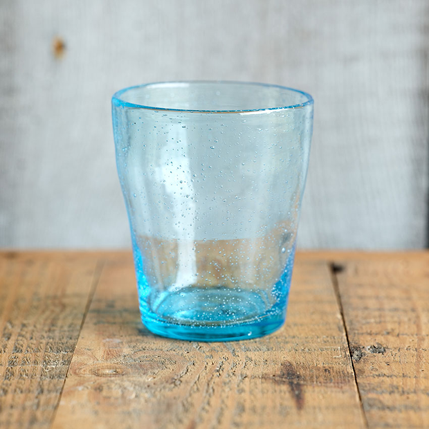 Blue Water Glass