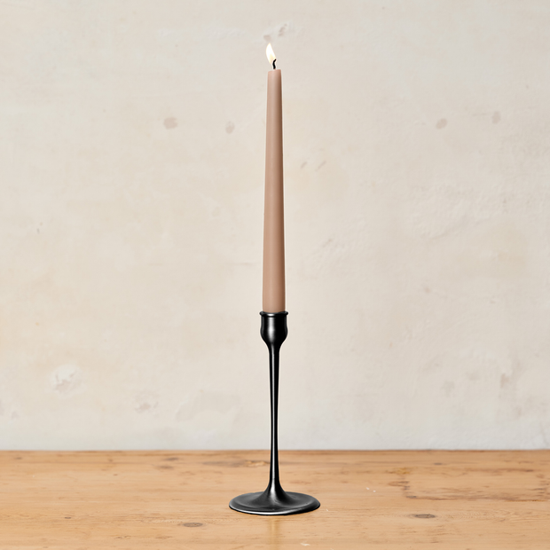 Black Modern Candlestick (tall)