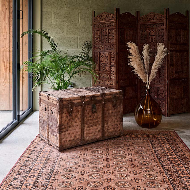 Large Vintage Brown Trunk