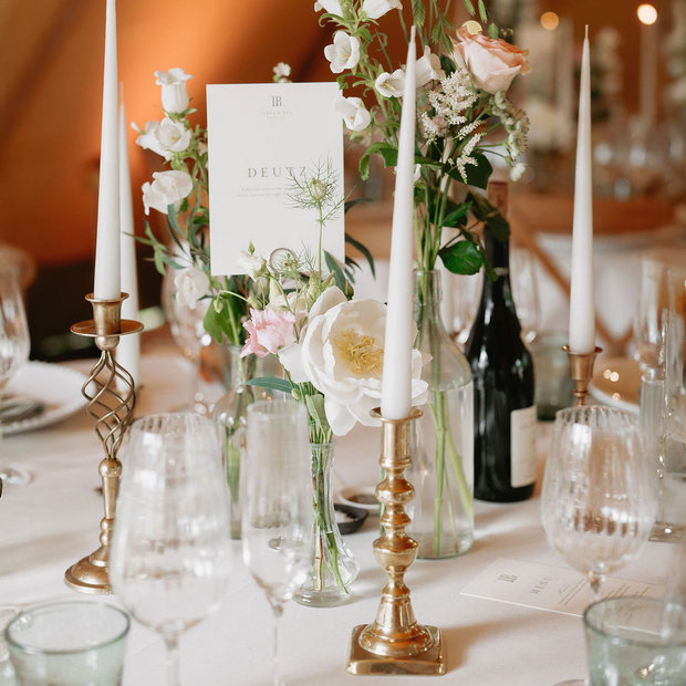 Assorted Brass Candlestick